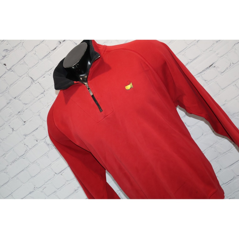 Bobby Jones Augusta Nationals Masters Golf 1/4 Zip Mens XL Pullover Sweater **